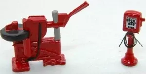 JL Innovative Design 444 HO Scale Custom Tire Changer and Air Dispenser
