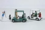 JL Innovative Design 459 HO Scale Golf Carts & Bags