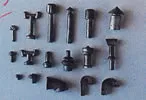 JL Innovative Design 503 HO Scale Roof Vent and Stack 17 Piece Detail Set