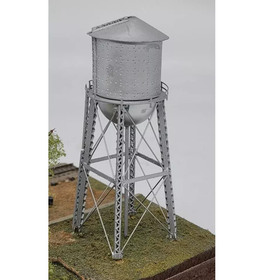 JL Innovative Design 520 N Scale Red Rock Water Tower Laser Cut Structure Kit