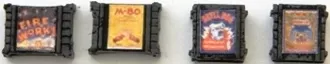 JL Innovative Design 526 HO Scale Custom Fireworks Black Crates