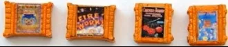 JL Innovative Design 528 HO Scale Custom Fireworks Flat Orange Crates