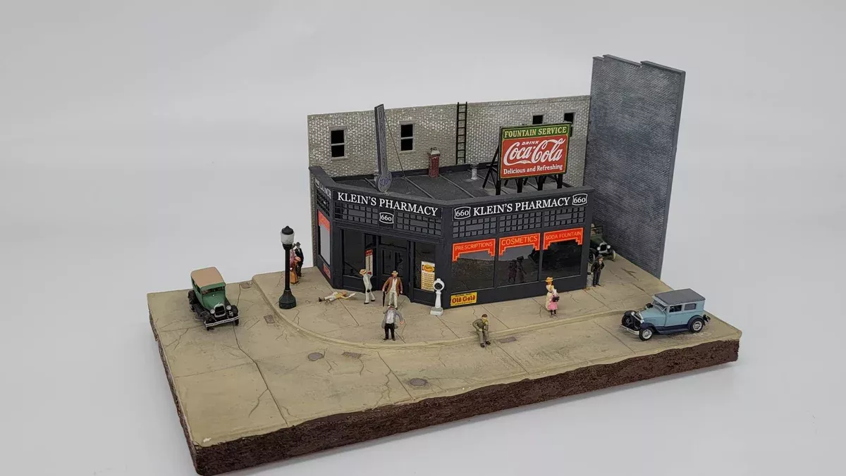 JL Innovative Design 531 HO Scale Klein's Pharmacy Laser Cut Structure Kit
