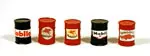 JL Innovative Design 563 HO Scale Mobil Oil Barrels