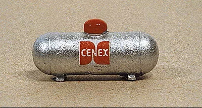 JL Innovative Design 724 HO Scale Small Silver Propane Tank