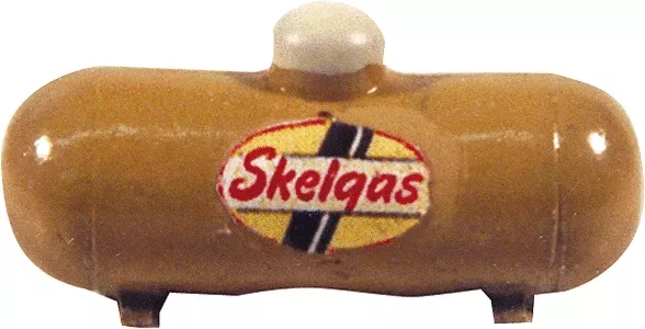 JL Innovative Design 730 HO Scale Small Mustard Yellow Propane Tank