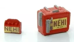 JL Innovative Design 736 HO Scale Nehi Chest Type Soda Machine with Case
