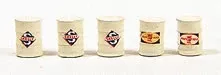 JL Innovative Design 813 HO Scale Gas Station White Custom Barrels