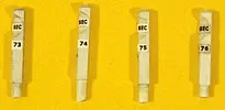 JL Innovative Design 832 HO Scale Mile Post Sign (4 Pack)