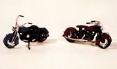JL Innovative Design 902 HO Scale Classic 1947 Motorcycles Kit (2 Pack)