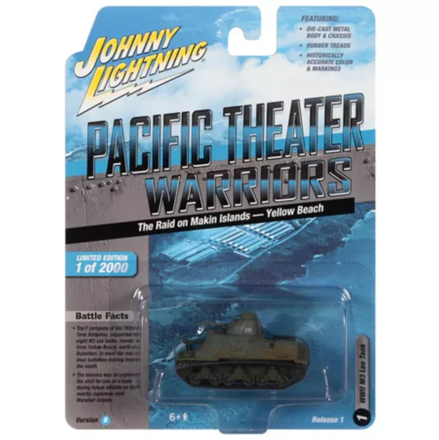 Johnny Lightning JLML007 Pacific Theater Warriors Version B M3 Lee Tank
