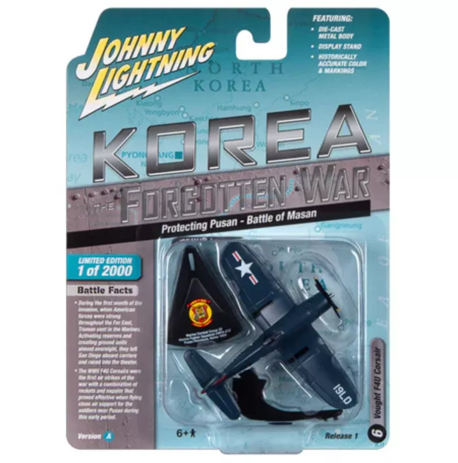 Johnny Lightning JLML009 Korea Forgotten War Version A Vought F4U Corsair