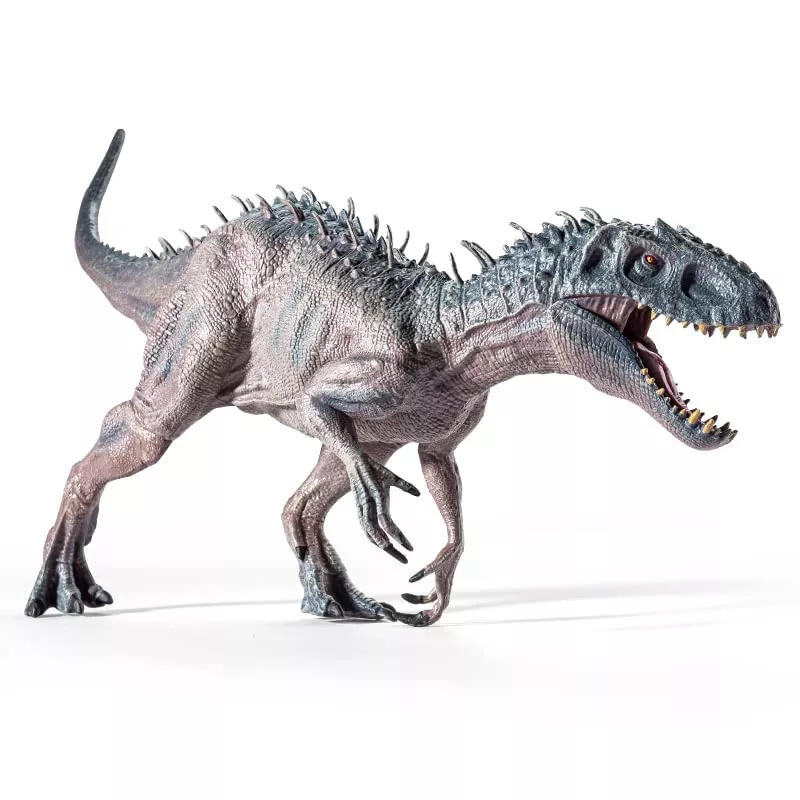 JR PARK Dinosaur Action Figure, 15.7" Gray, Durable PVC Model