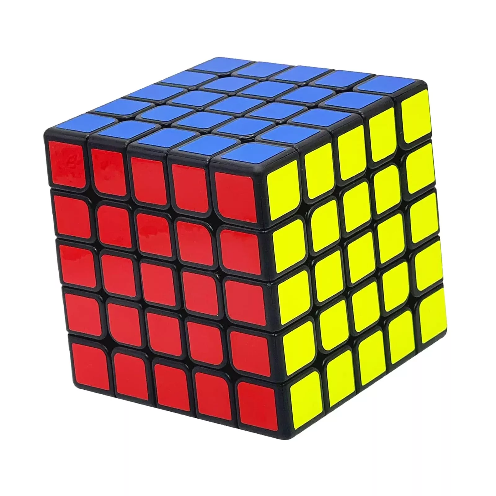 Julysgift Classic Magic Cube 5x5 Black Educational Puzzle Game