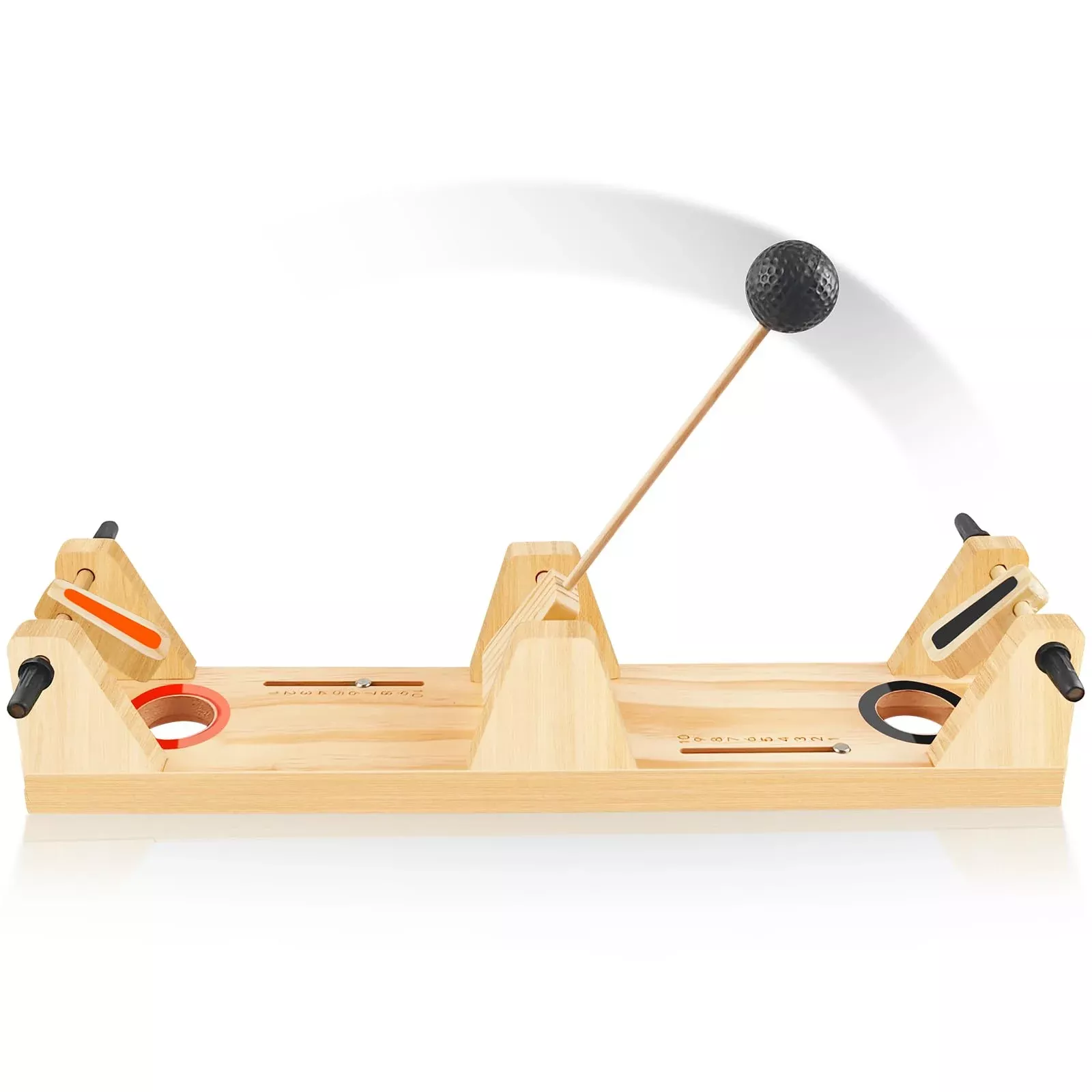 JUWANO VolleyShot Tabletop Game - Wooden 2-Player Skill Game, Small Si