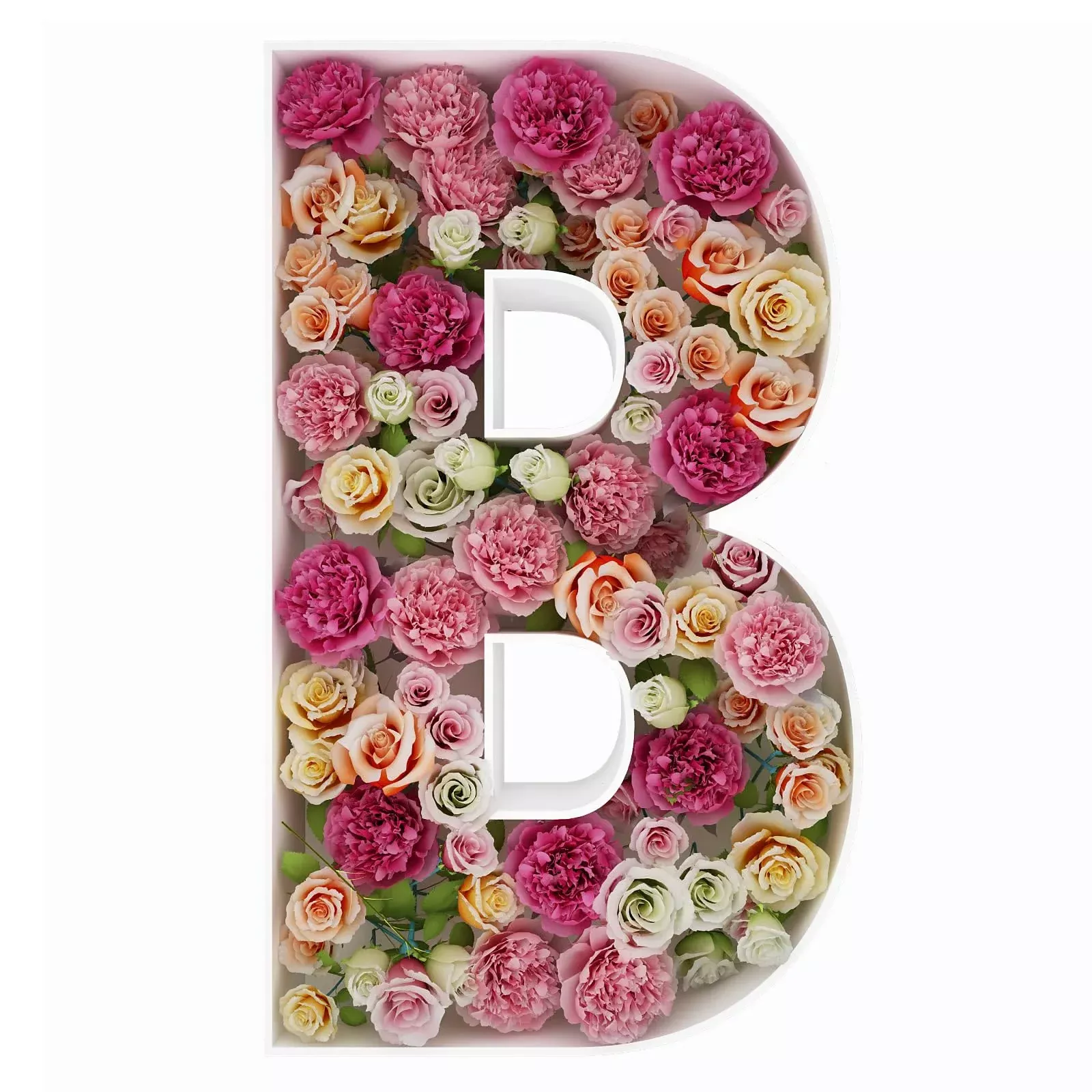 JW Passion 2FT Mosaic Balloon Frame Letter B - Party Decoration