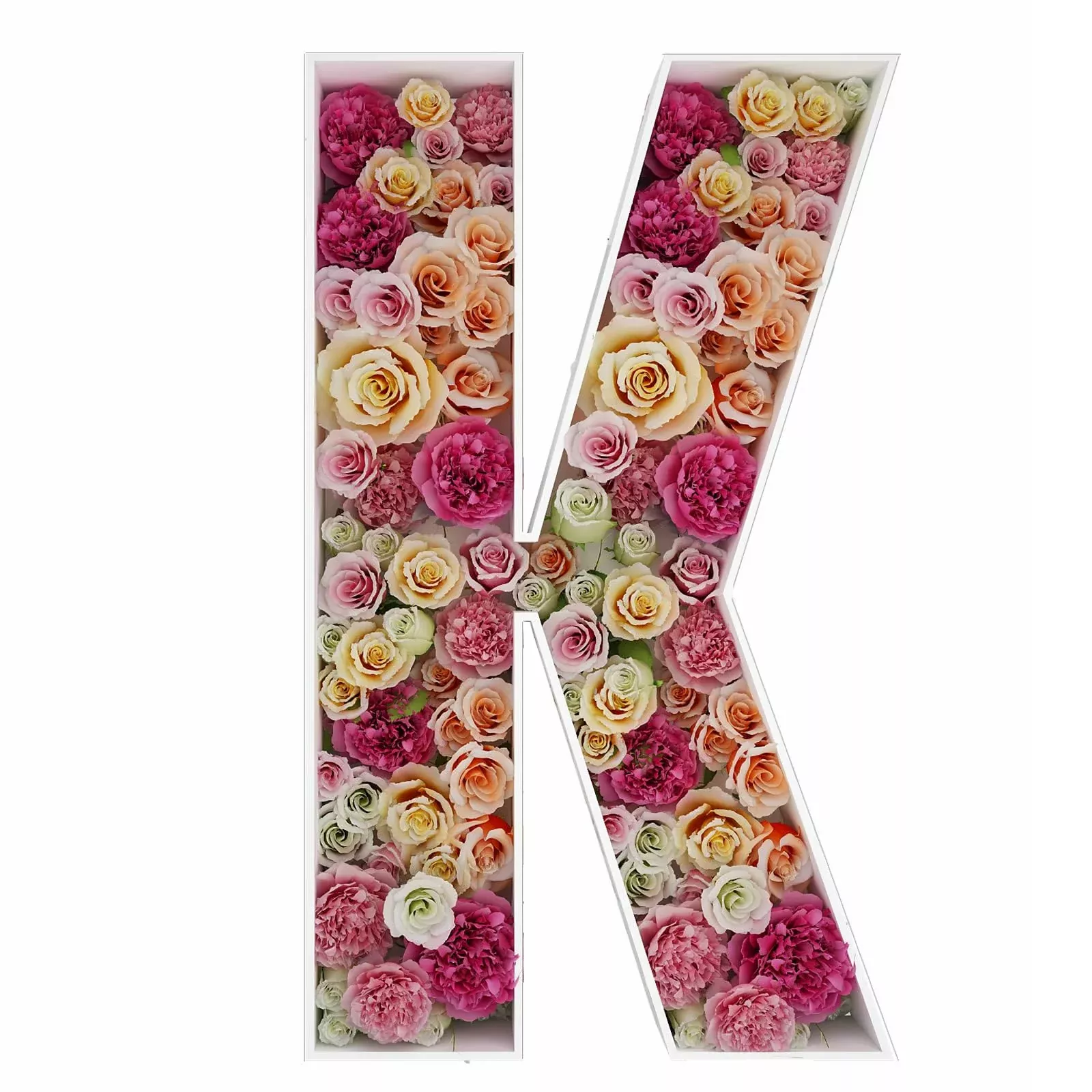 JW Passion 2FT Mosaic Balloon Frame Letter K - Party Decoration