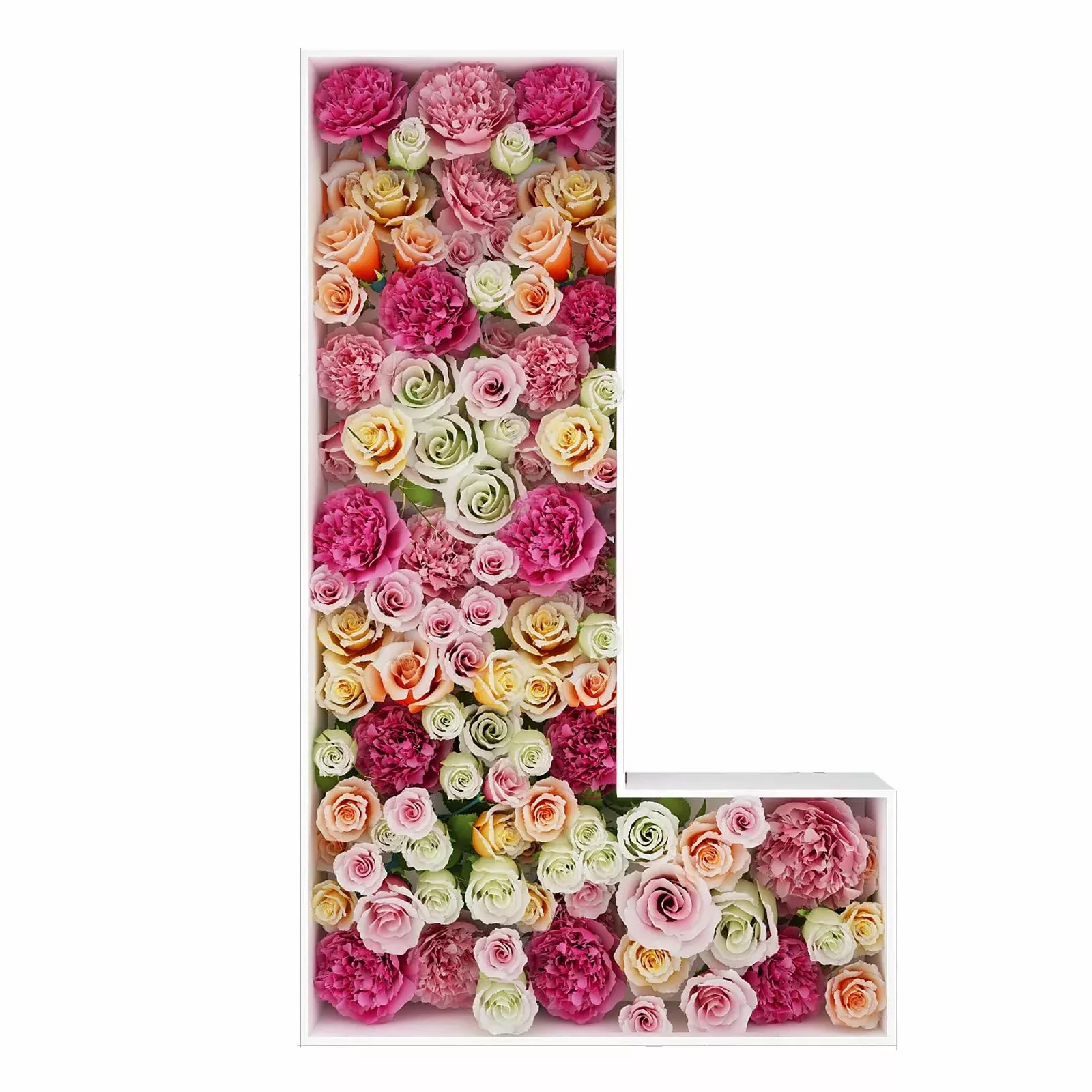 JW Passion 2FT Mosaic Balloon Frame Letter L - Perfect Party Decor