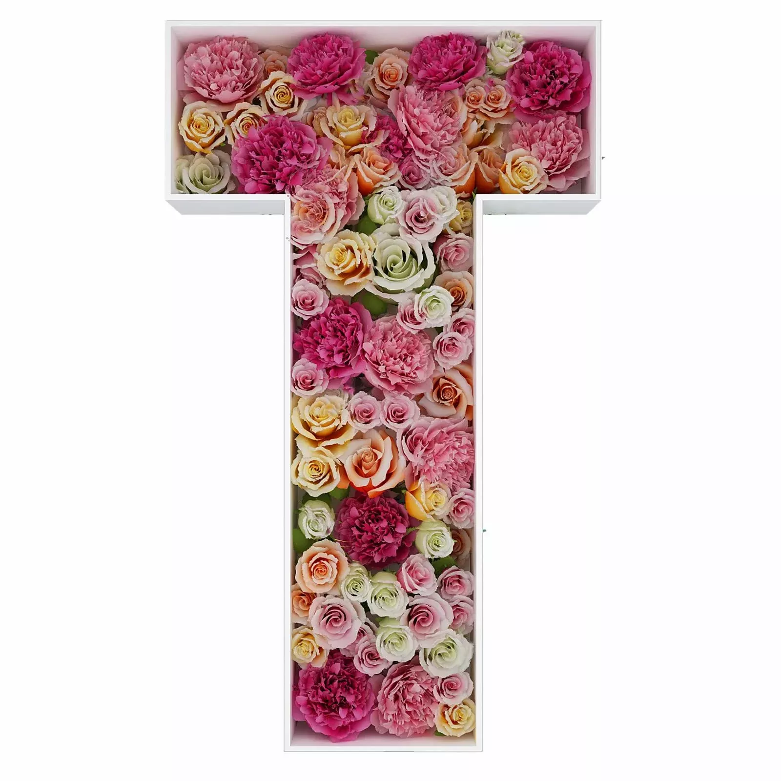JW Passion Mosaic Balloon Frame Letter T - 2FT Decor for Events