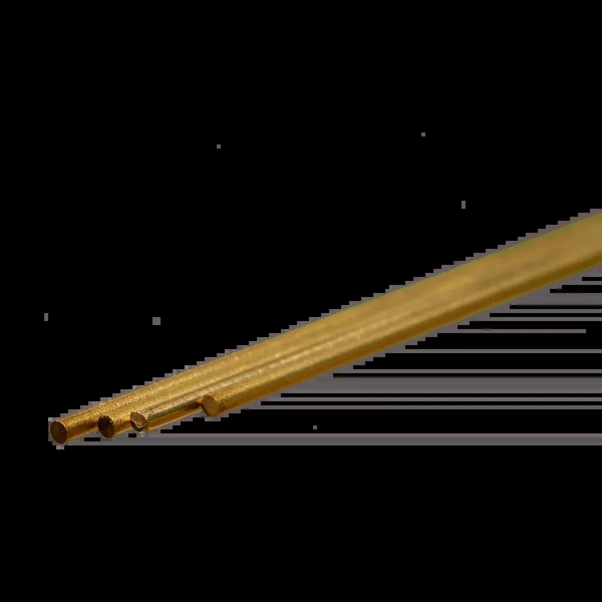 K&S Engineering 9863 Round Brass Rod 2mm 4 Pack