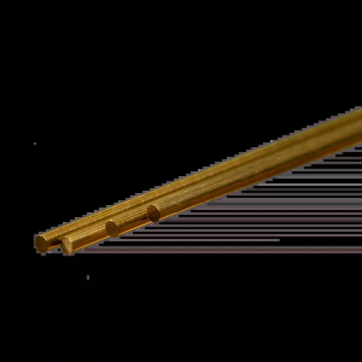 K&S Engineering 9864 Round Brass Rod 2.5mm 4 Pack
