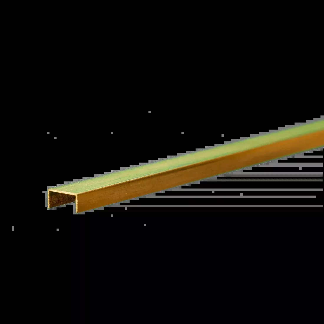 K&S Engineering 9887 .014" Wall 1/4"x1/8" Leg Lengths Brass Angle