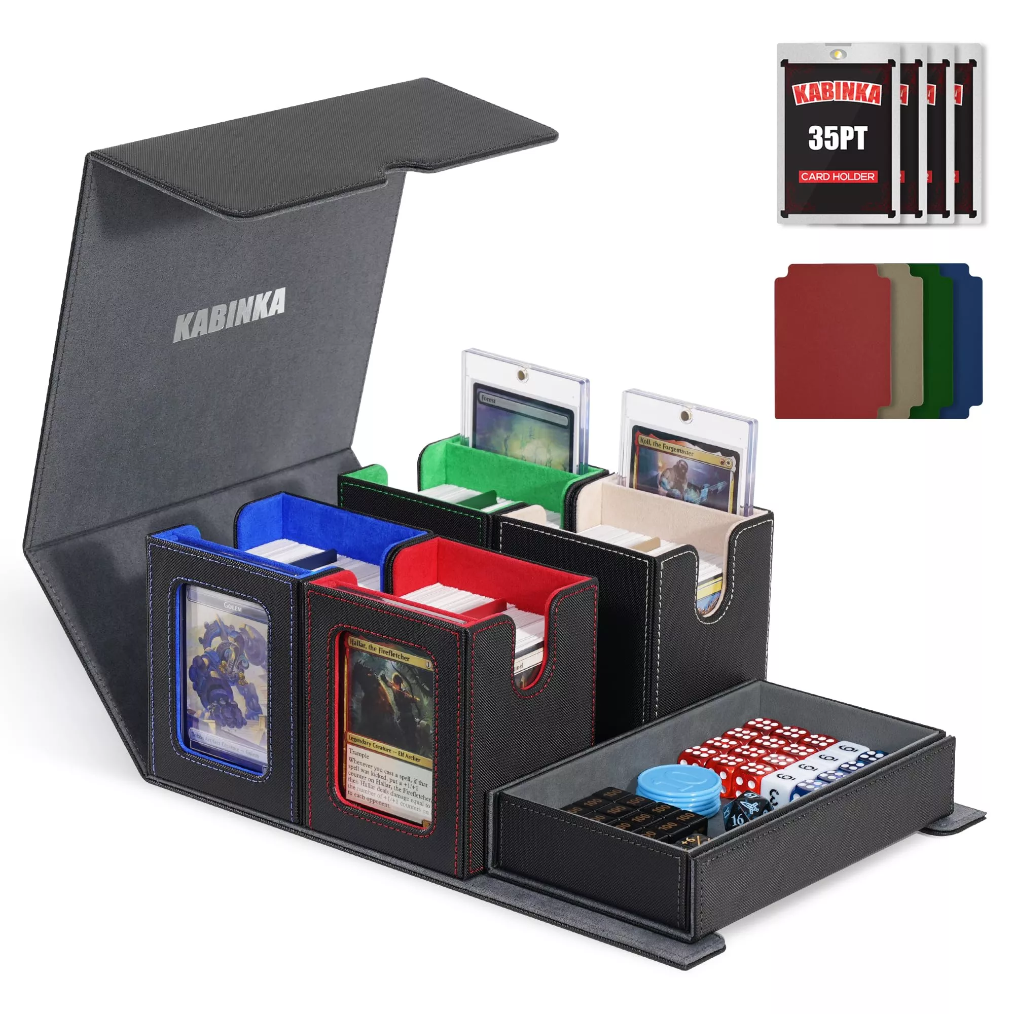 Kabinka 5-in-1 Modular Deck Box for MTG, A3-Colorful