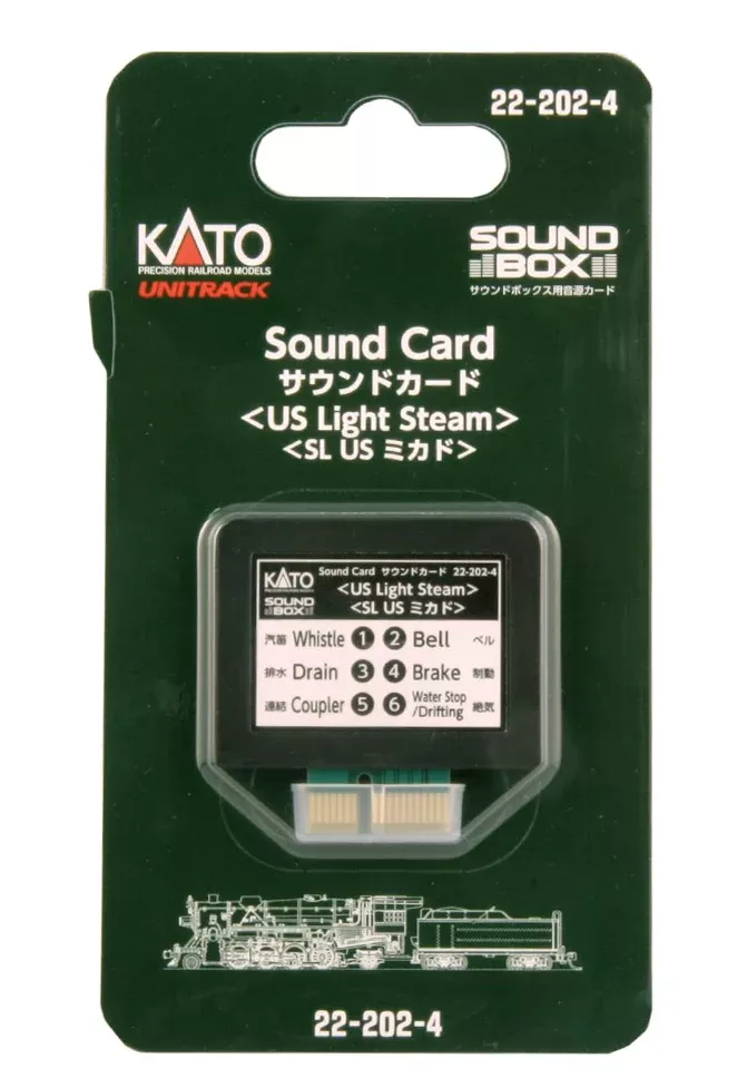 Kato 22-202-4 US Light Steam Sound Card for Soundbox