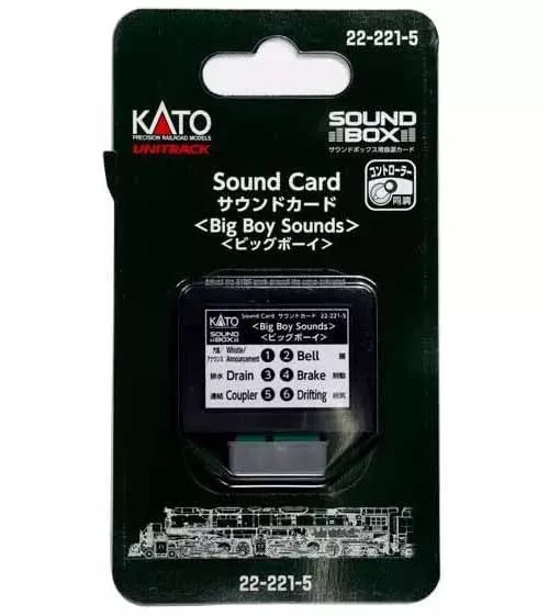 Kato 22-221-5 Big Boy Sound Card for Soundbox