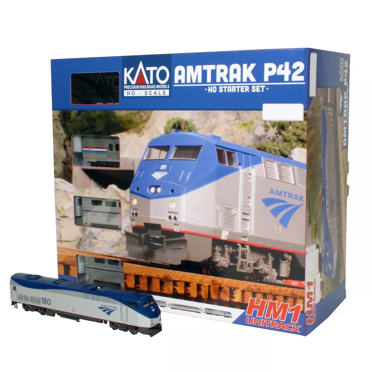 KATO 30-3006 HO Scale Amtrak P42 Phase V Starter Train Set