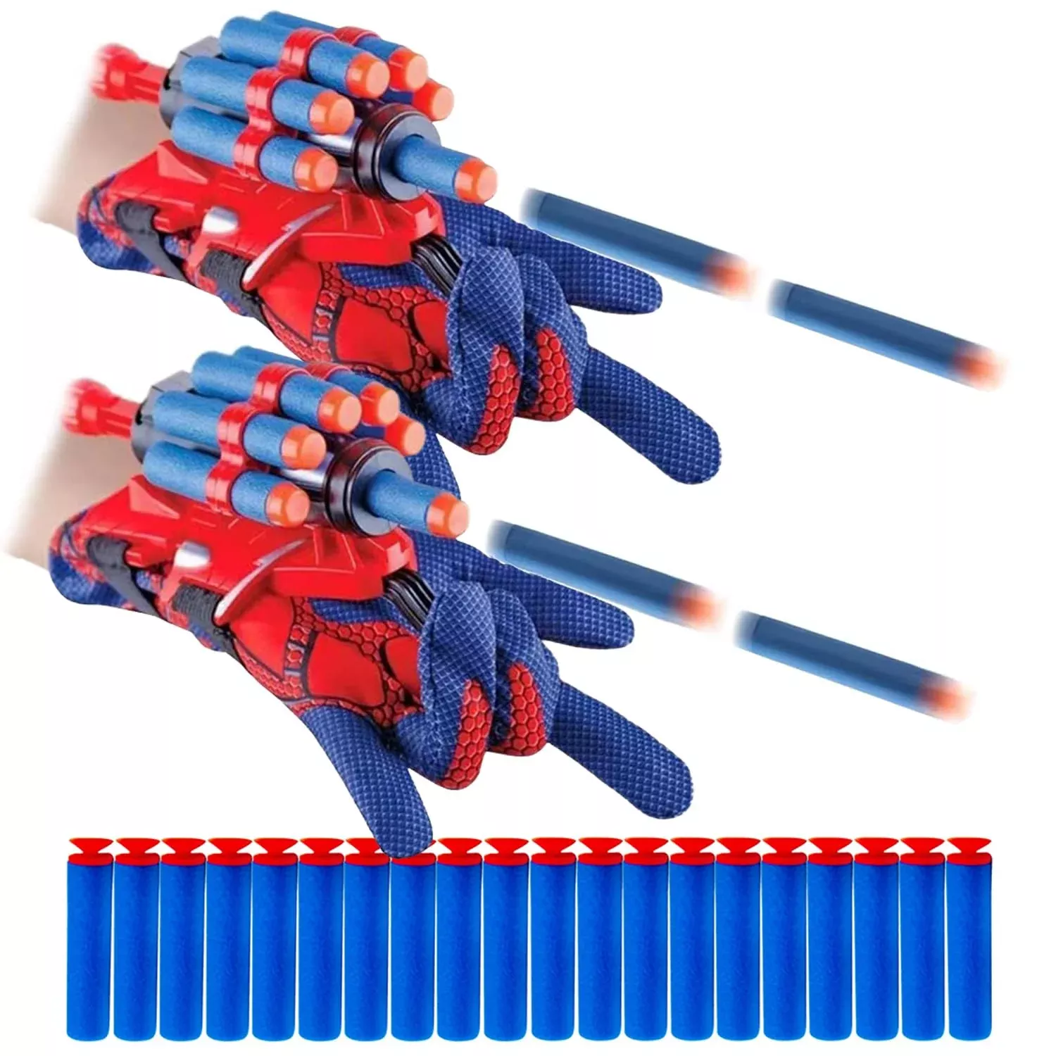 Keumi Web Shooter Set for Kids - 2 Shooters, Black, Small, 2