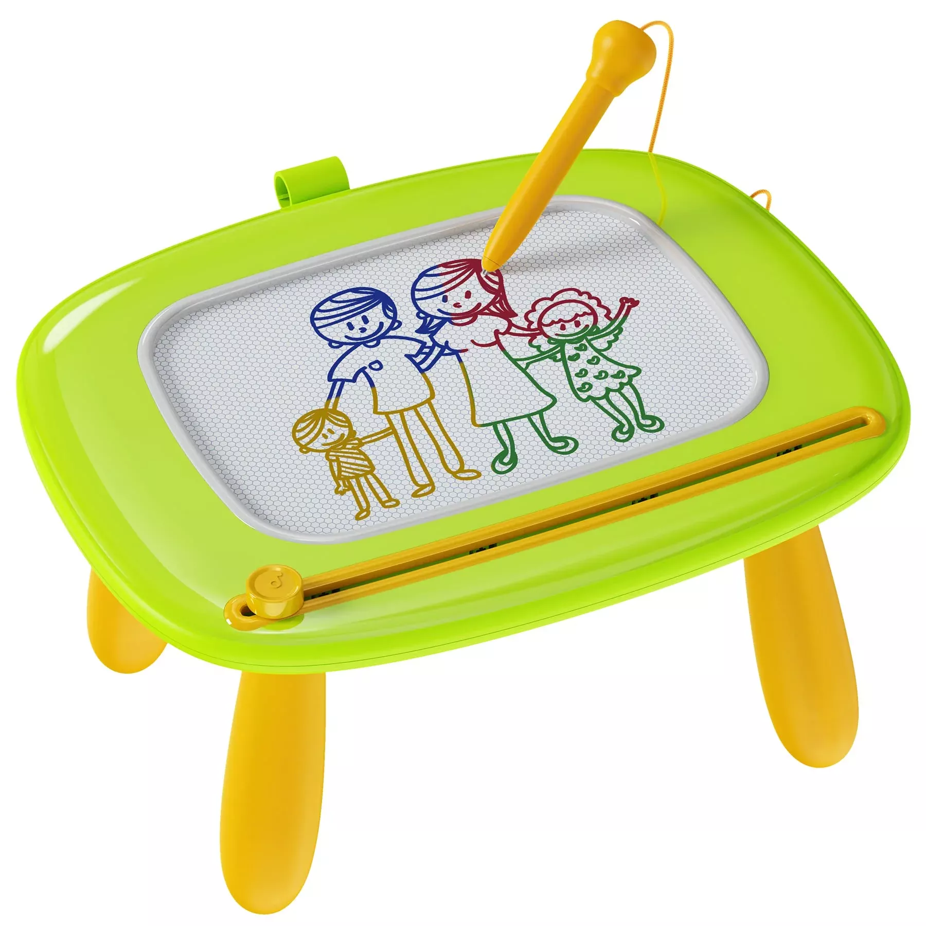 Kikapabi Magnetic Doodle Board for Toddlers, Green, 8.7