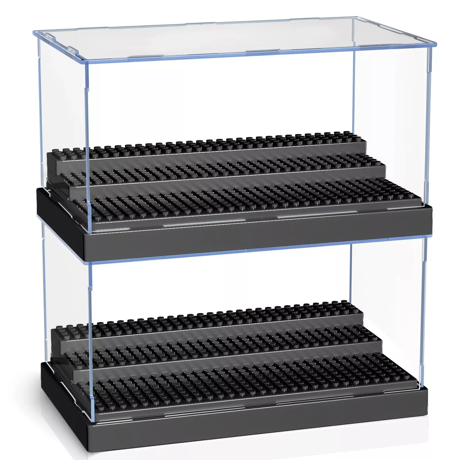 KKU Acrylic Display Case for Minifigures, 10"x6.1"x5