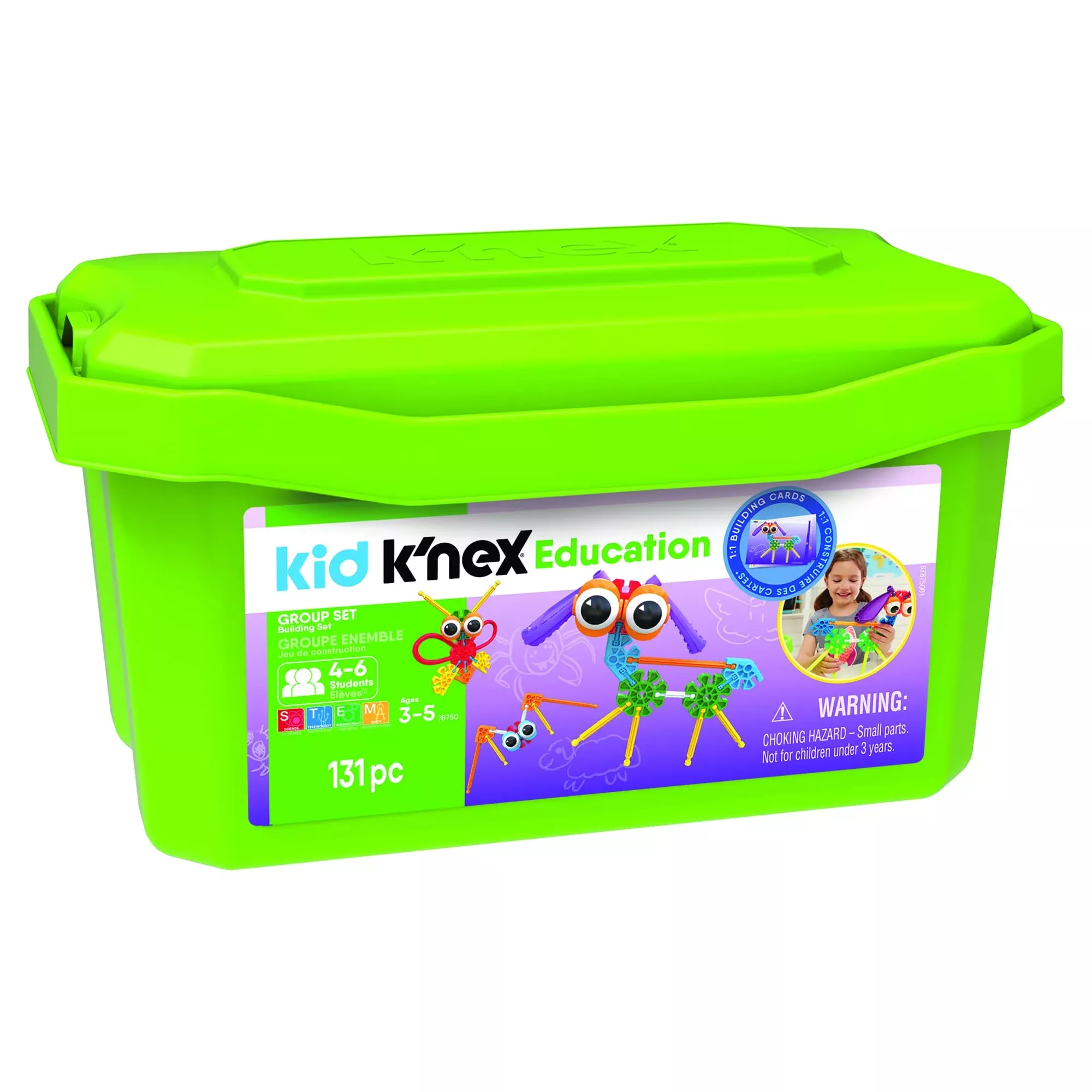 Knex Education - Kid Knex Group Building Set - 131 Pieces - Ages 3+ -