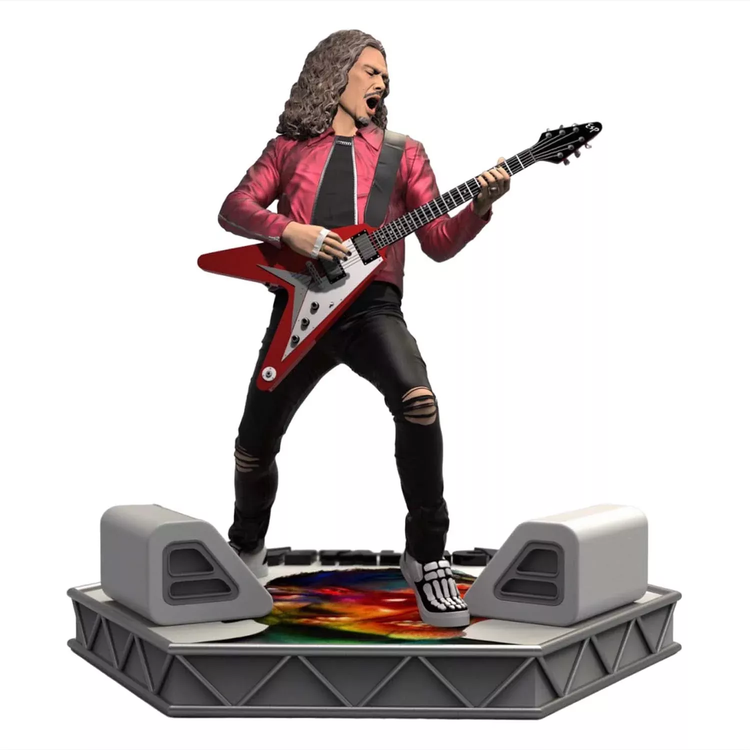 Knucklebonz Rock Iconz Statue - Hand-Cast 8.5" Multicolor