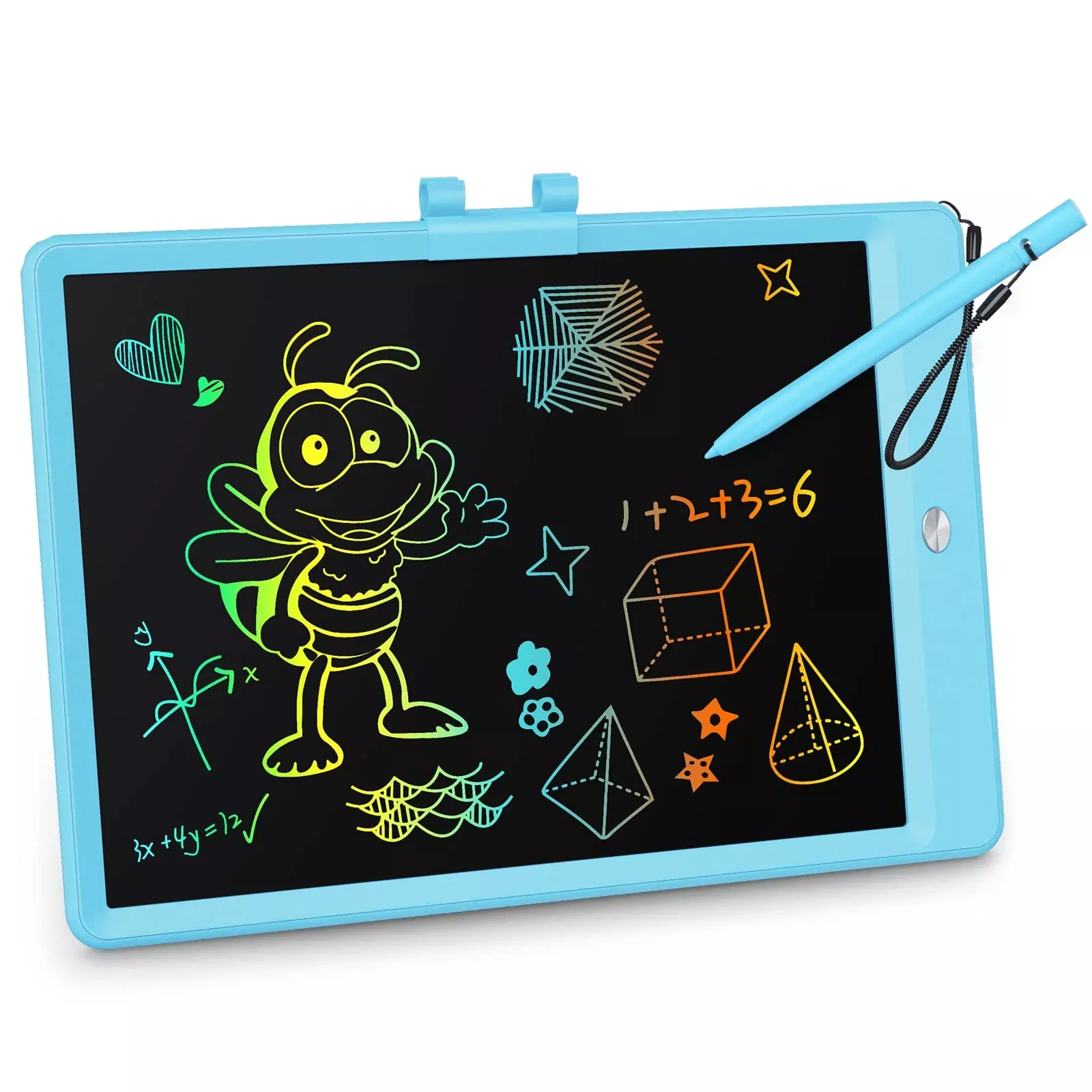 KOKODI 10in LCD Writing Tablet Doodle Board Blue for Kids