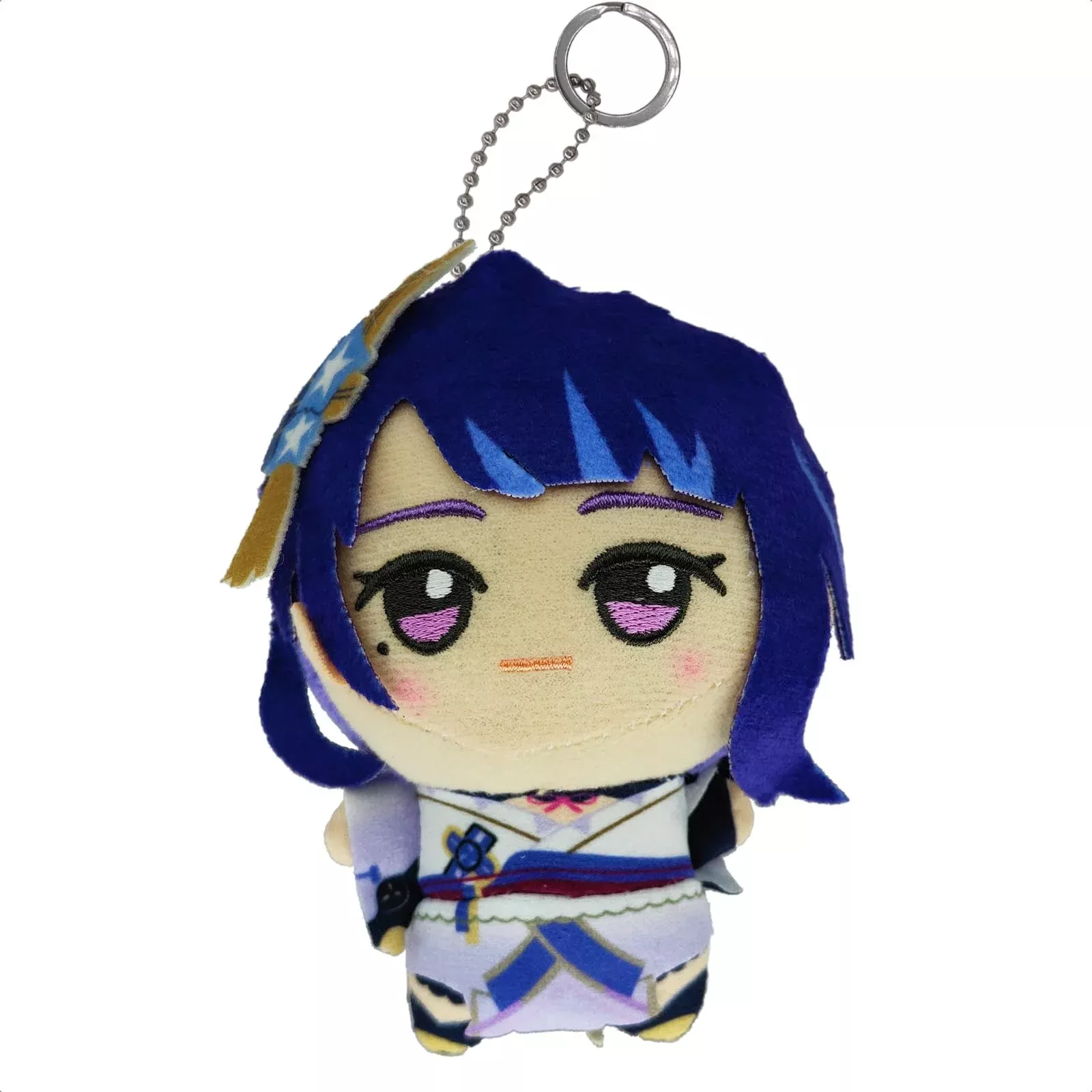 Kooliya Small Size Genshin Impact Figure Plush Doll - Raiden (4 Inch),