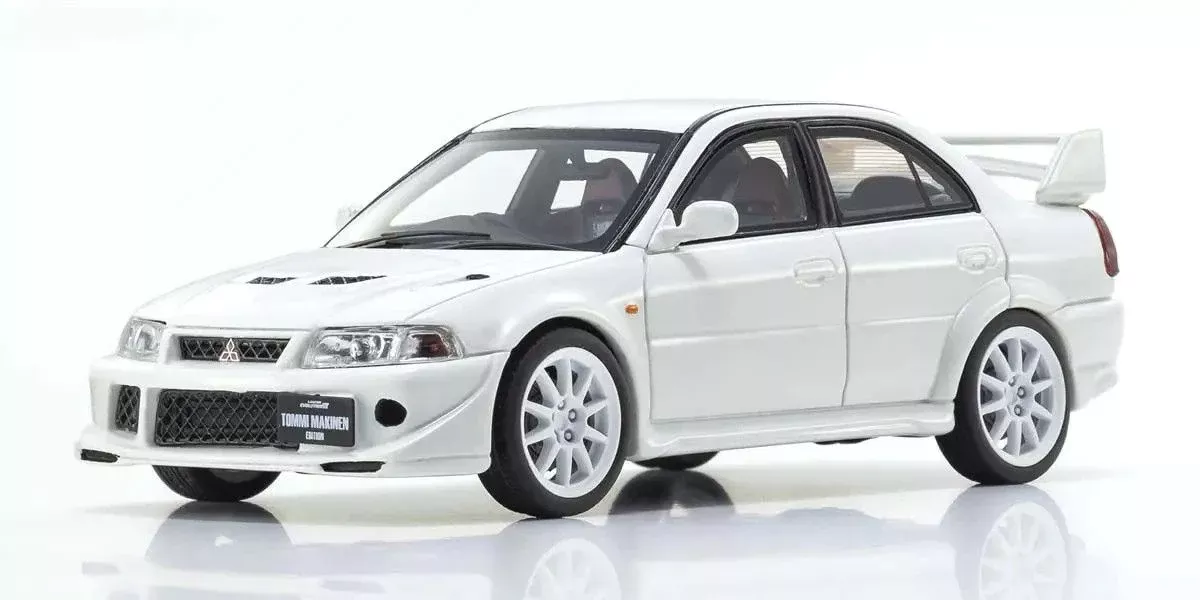 Kyosho Diecast KSR43116W 1/43 Mitsubishi Lancer Evolution VI (White)