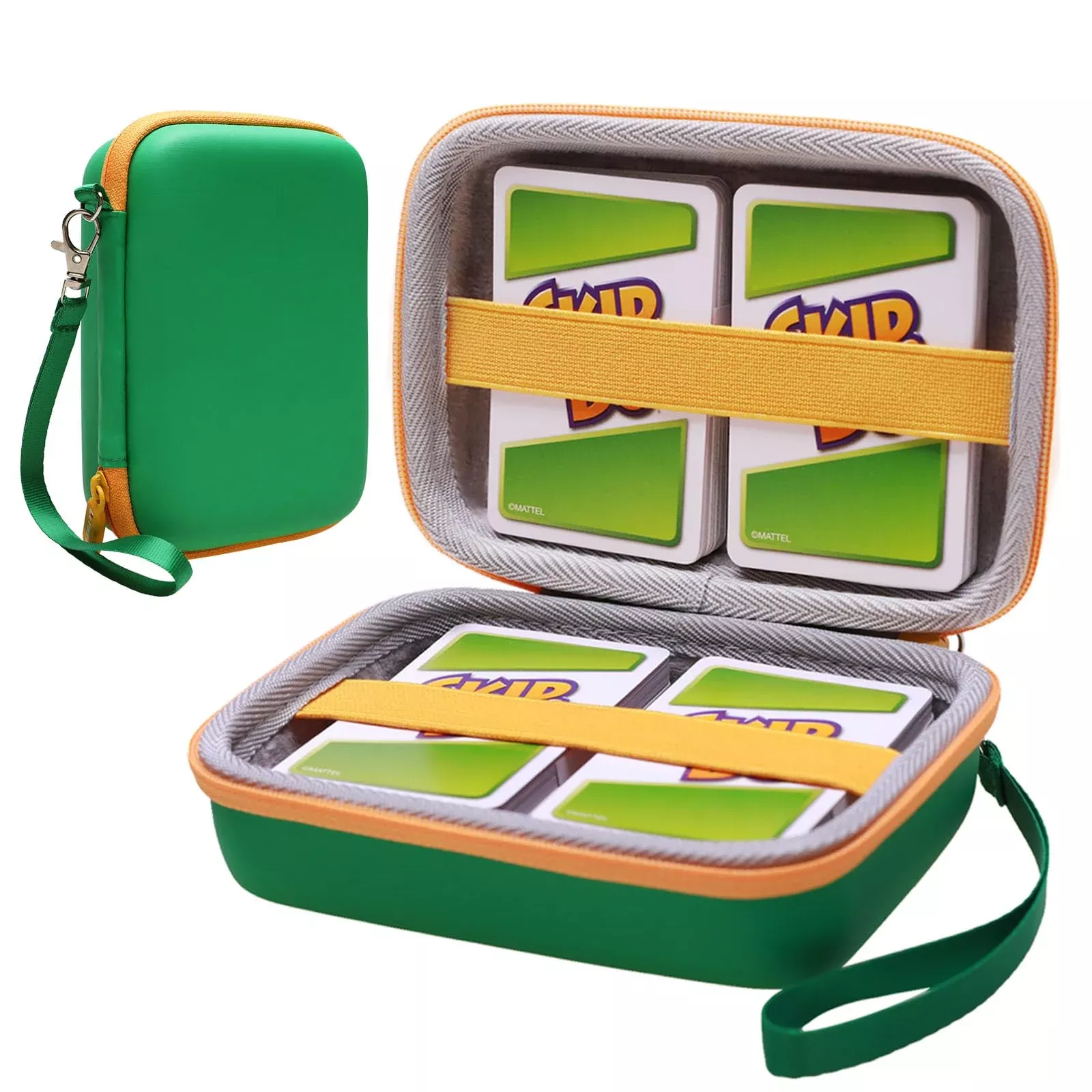L LTGEM Card Game Case for Pokémon, Green, 6.3" L x