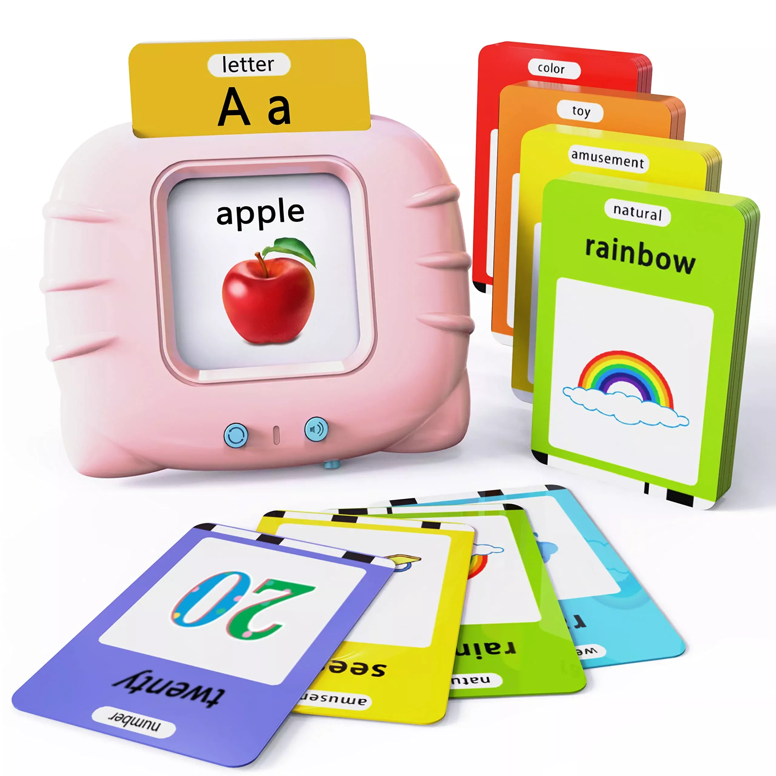 Lapare Audible Educational Toy for Toddlers, 252 Sight Words Flash Car