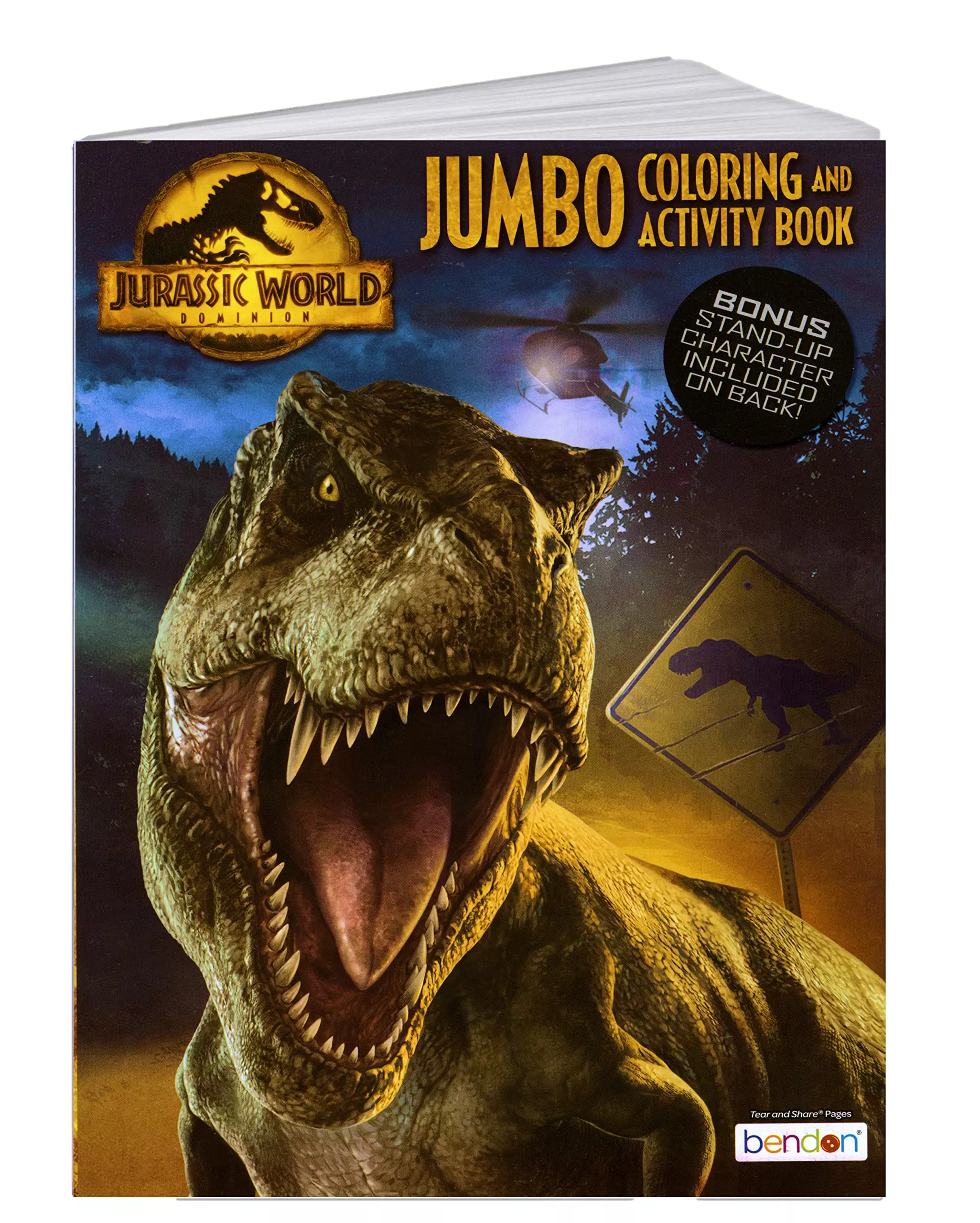 Lazy Days Jurassic World Jumbo Coloring Book - 64 Pages, White