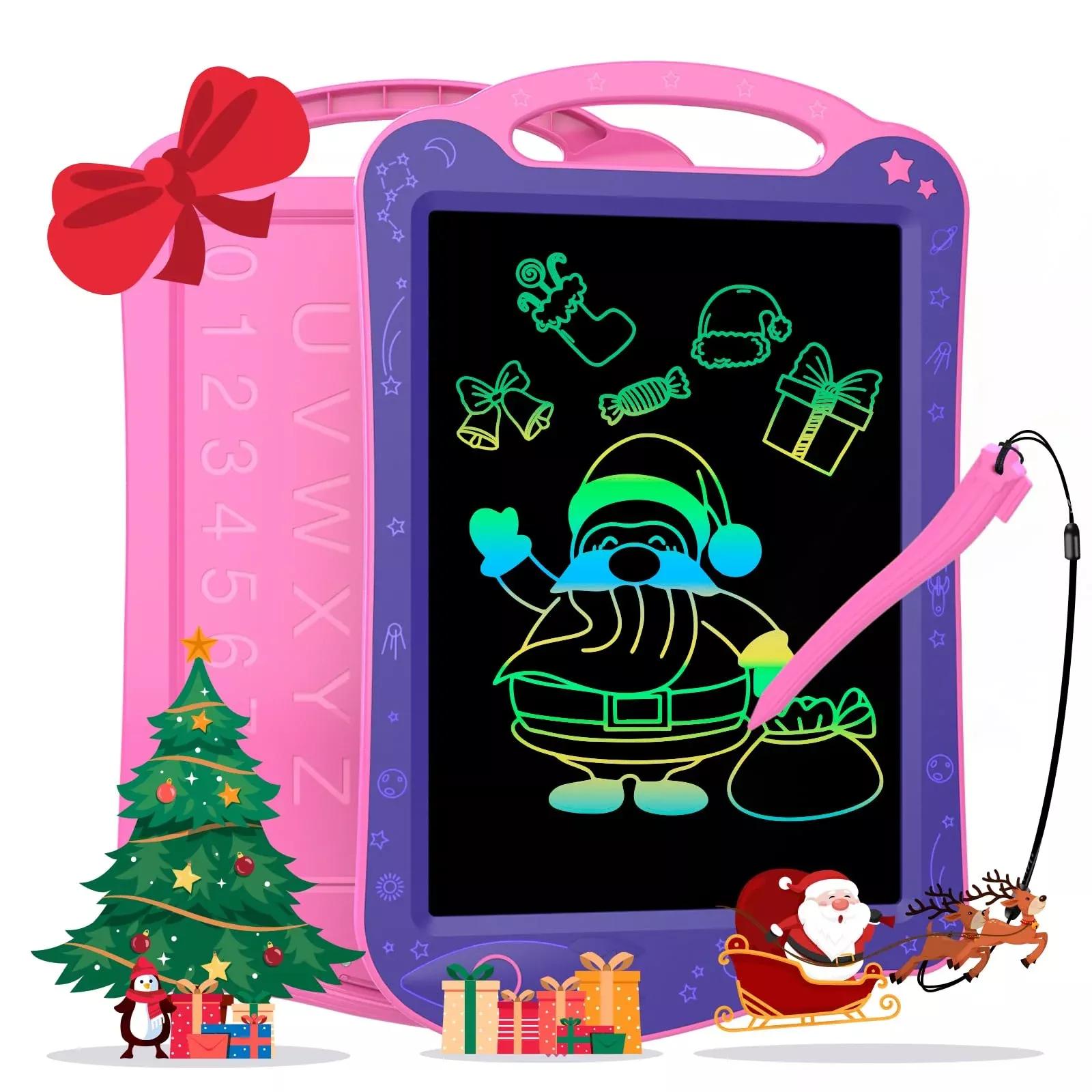 Lcd Kids Drawing Tablet, Guyucom Colorful Doodle Board For Toddler 3 4