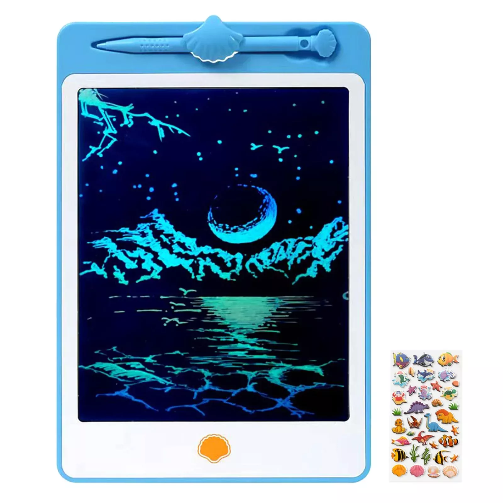 Lcd Writing Tablet Doodle Board, 10 Inch Portable Drawing Board For Ki