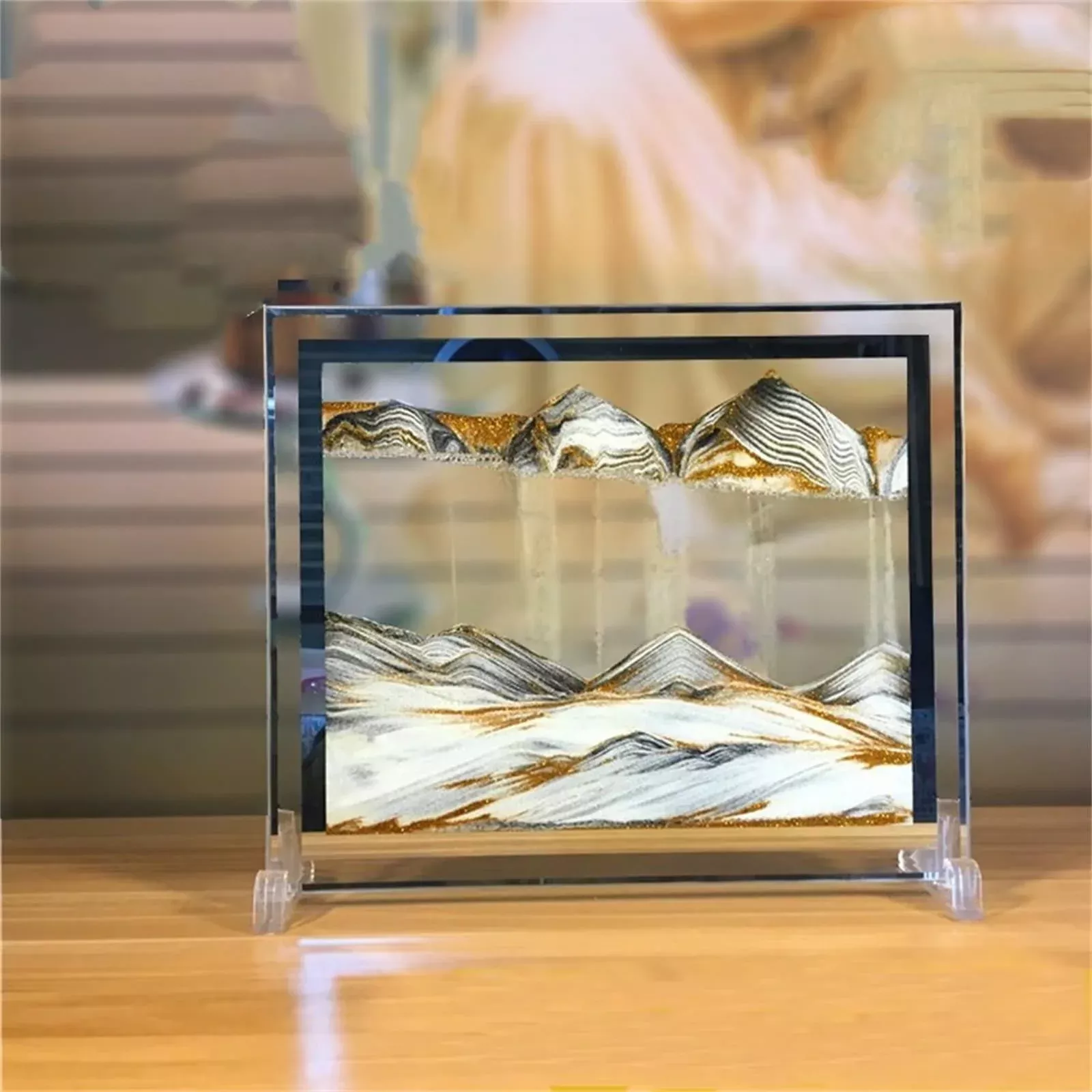LCDOCLAK Moving Sand Art - 11.8"L x 9.4"W