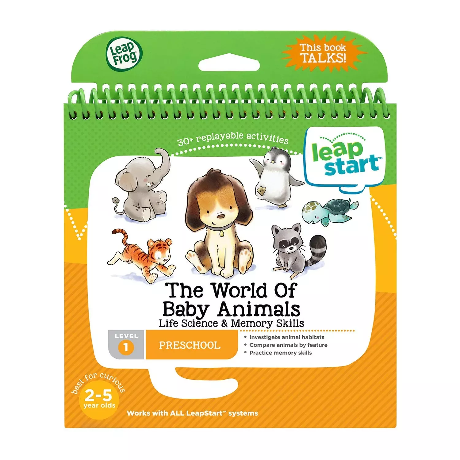 LeapFrog World of Baby Animals Activity Book for LeapStart Level 1