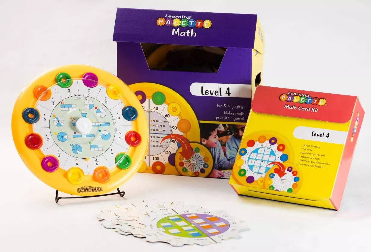 Learning Wrap-Ups Math Learning Palette Base Kit, 5in, Yellow/Purple