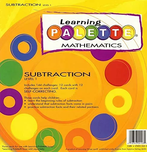 Learning Wrap-Ups Subtraction Learning Palette 144 Challenges Cards