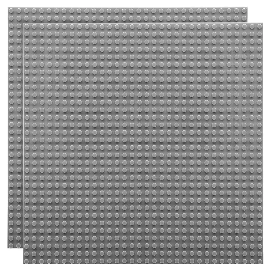 Lekebaby 2 Pack Classic Baseplates Building Base For Building Bricks,