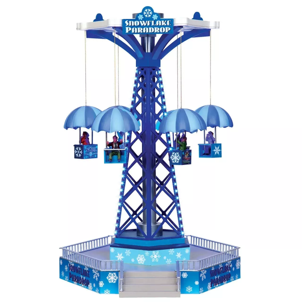 Lemax Snowflake Paradrop Carnival Sights & Sounds, Multicolour, 15