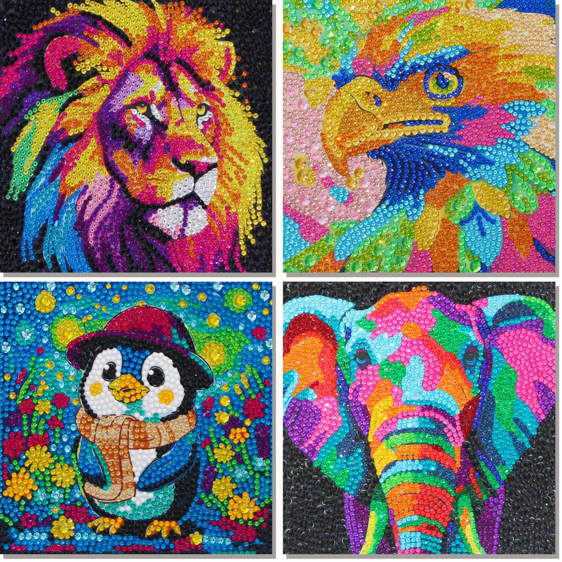 Libfx Diamond Art Kit for Kids, Easy Operation, Color C, Size 1